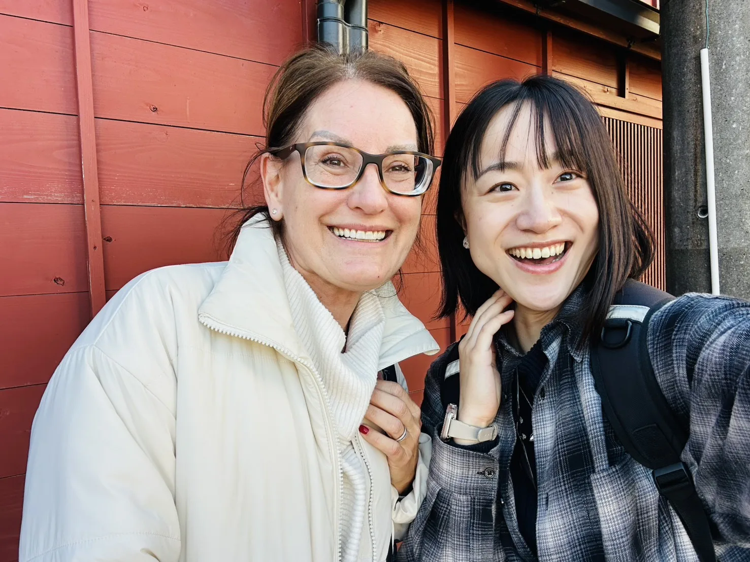 A moment with guests during a Kanazawa tour